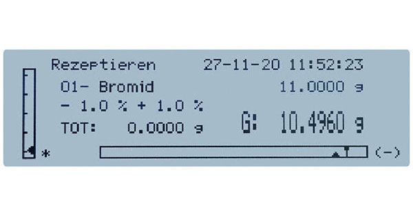 Kern Precision Balance PLS 420-3F Display Panel | Copens Scientific Malaysia